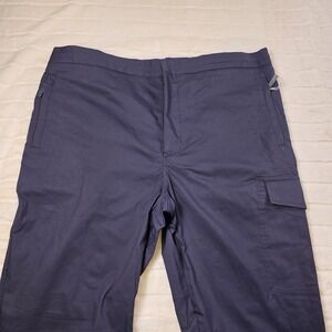 Ralph Lauren Purple Label Stretch Twill Cargo Pants Mens 42x32 Blue Utility